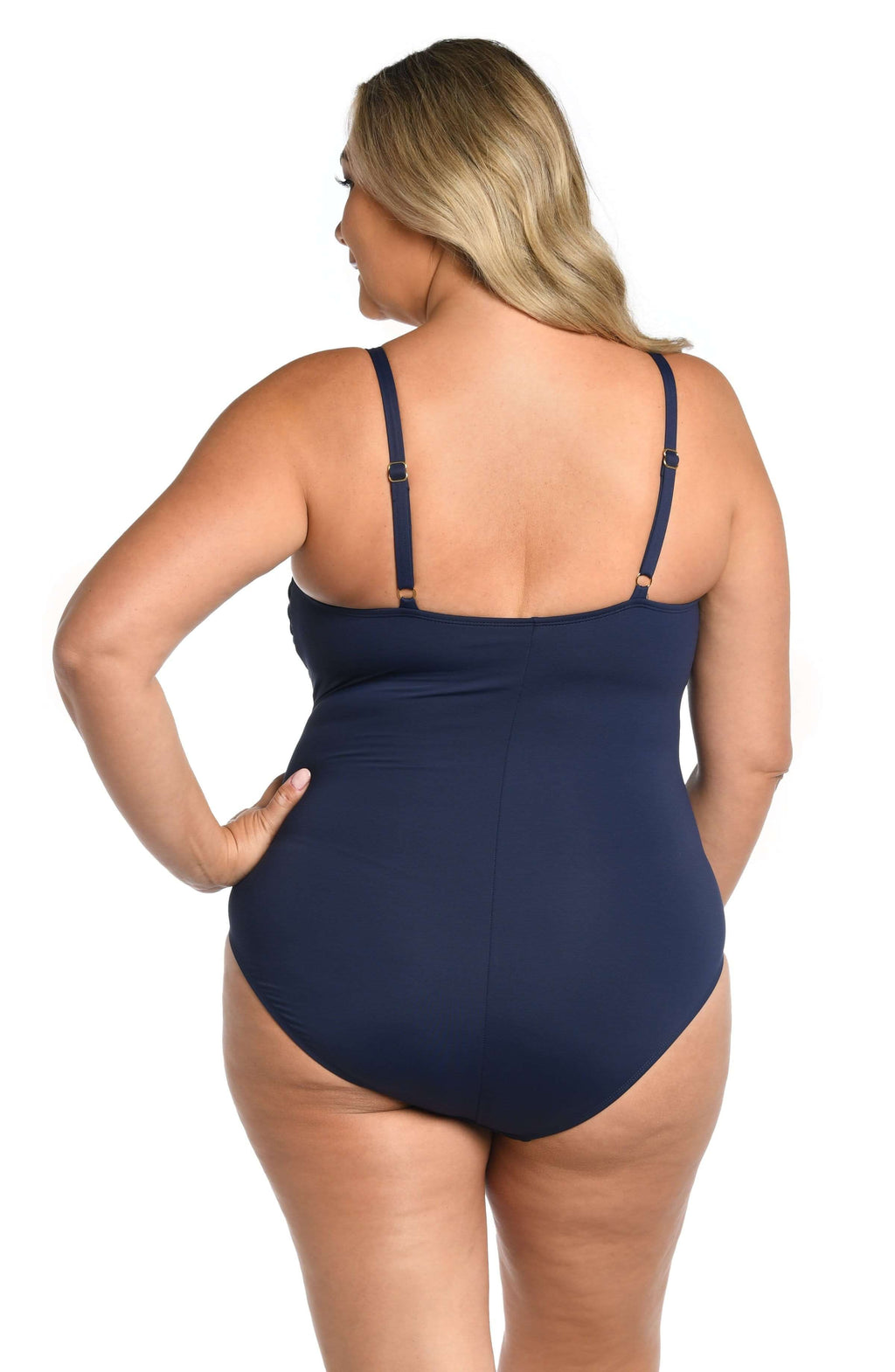 La Blanca Island Goddess Lingerie One Piece - Indigo