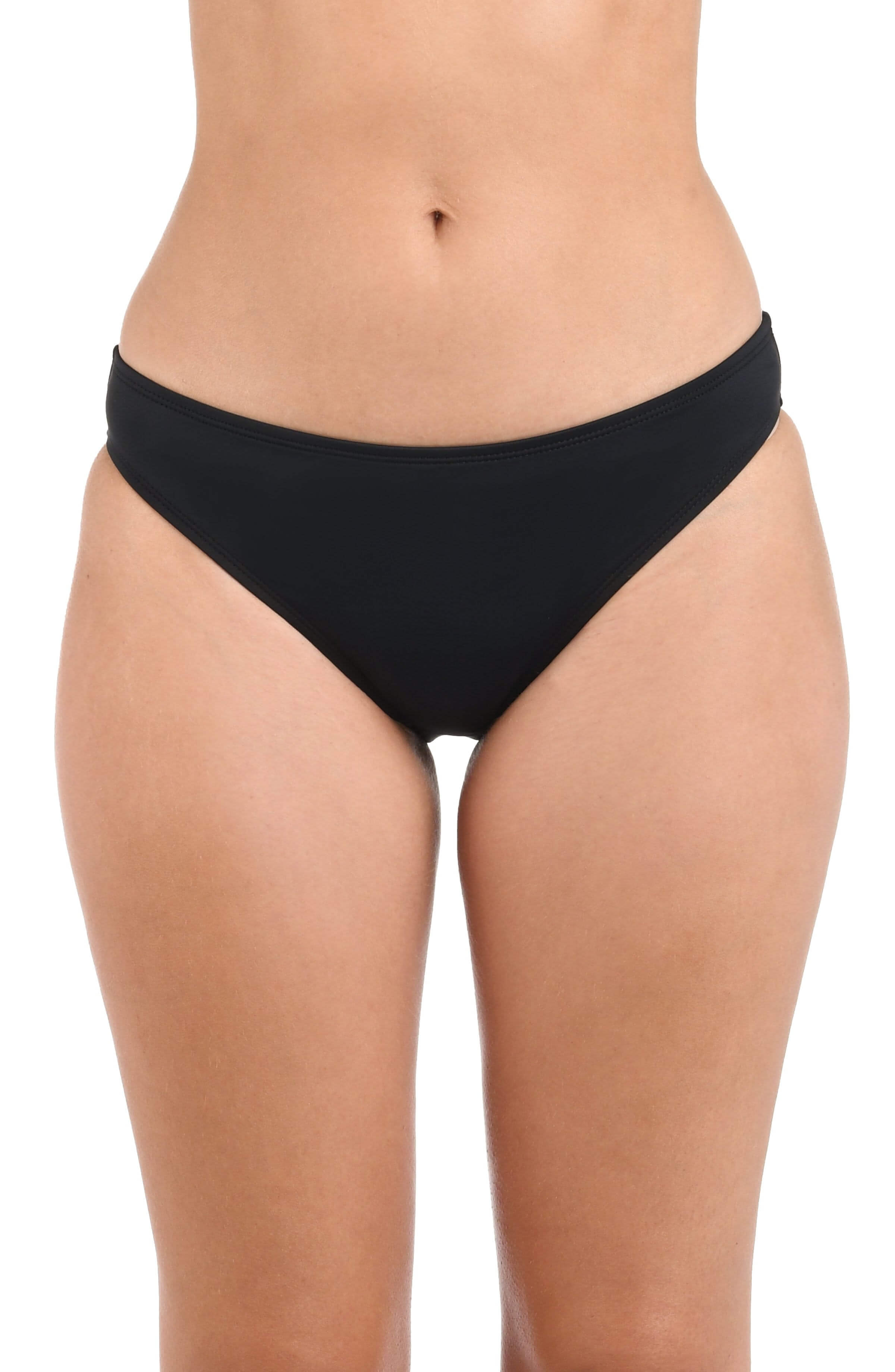 La Blanca Island Goddess Hipster Bottom - Black