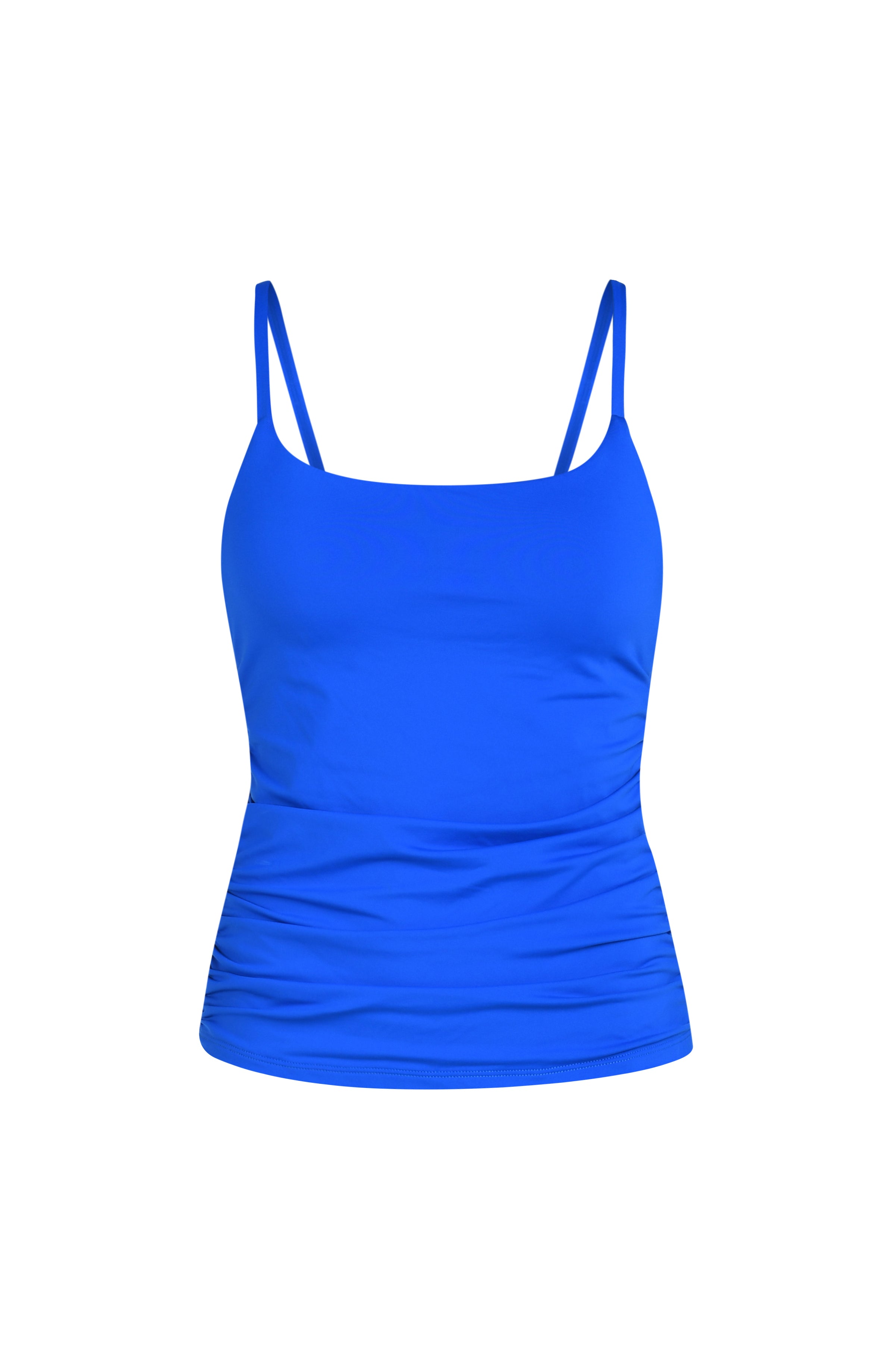 La Blanca Island Goddess Over The Shoulder Tankini - Lapis