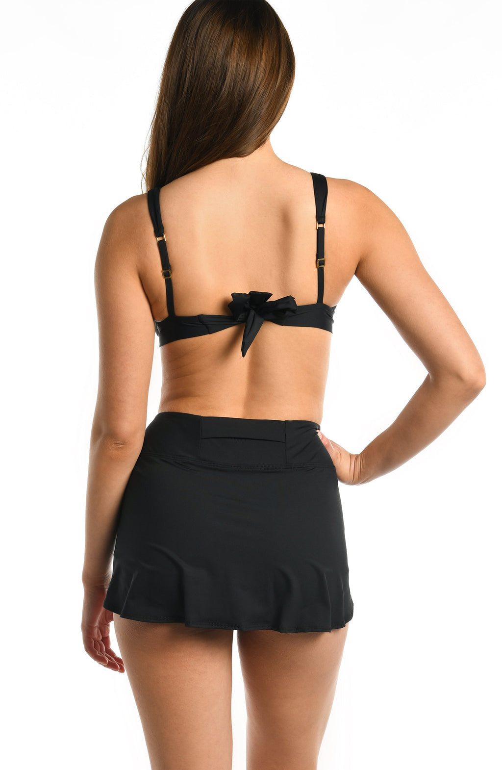 La Blanca Island Goddess Skort Bottom - Black