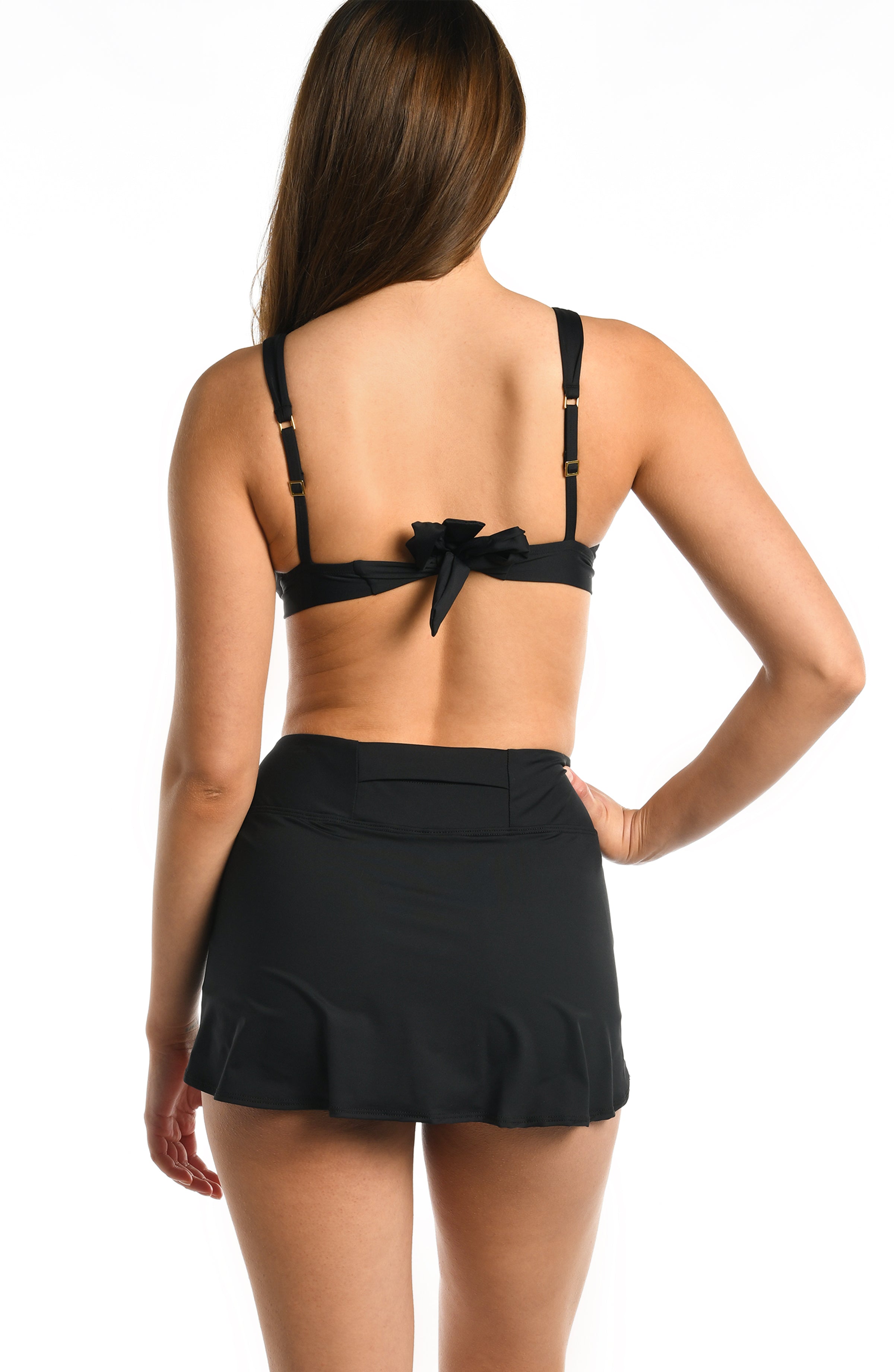 La Blanca Island Goddess Skort Bottom - Black