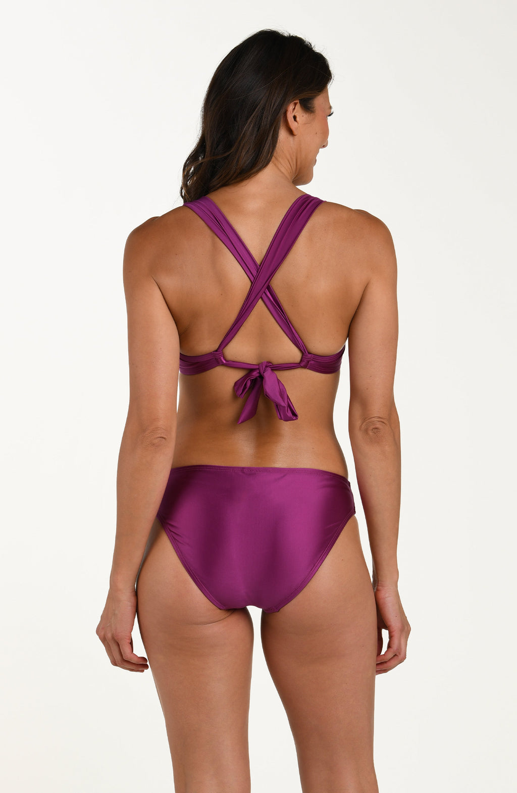 La Blanca Earth Goddess Hipster Bikini Bottom - Berry