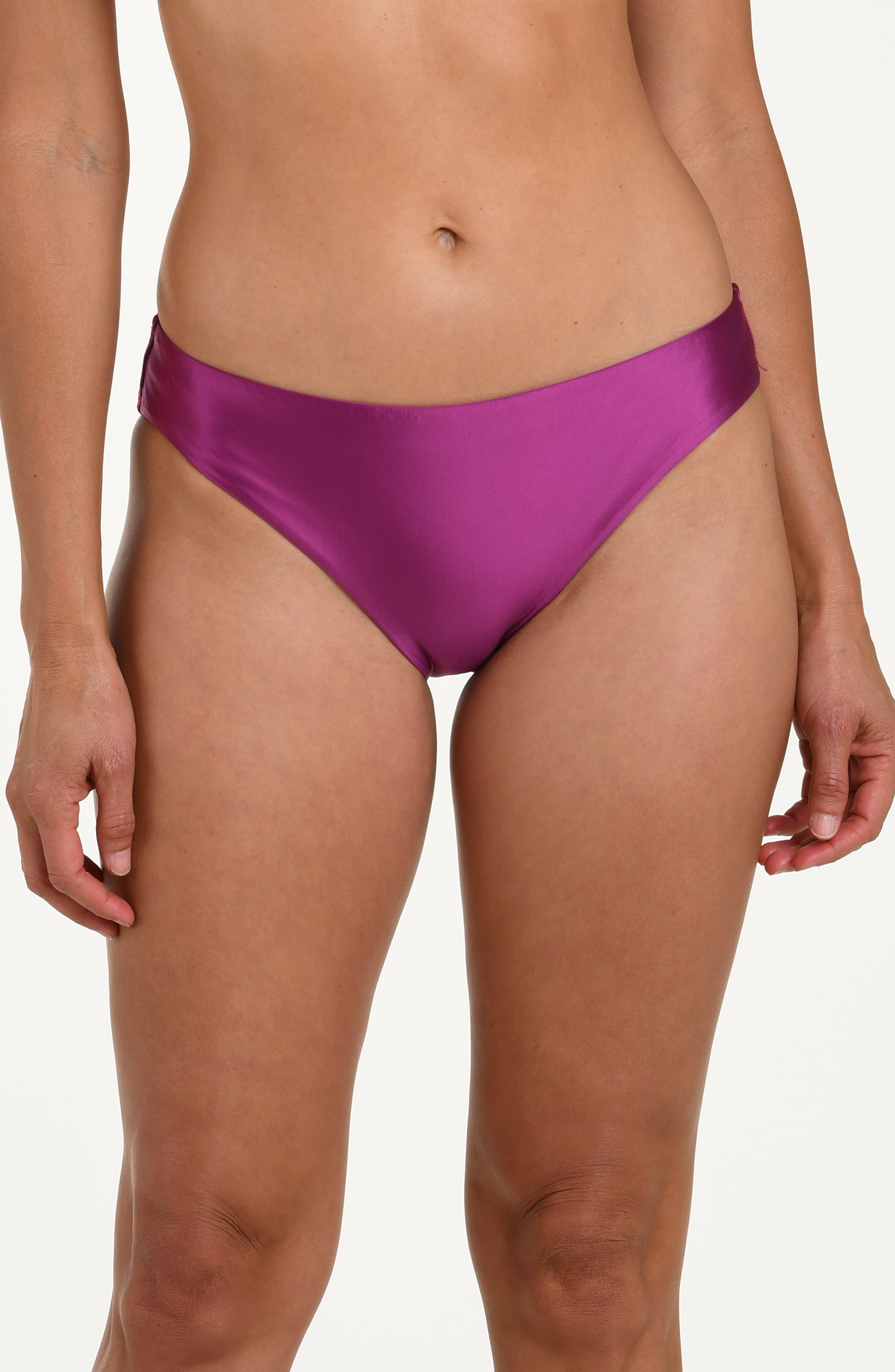 La Blanca Earth Goddess Hipster Bikini Bottom - Berry