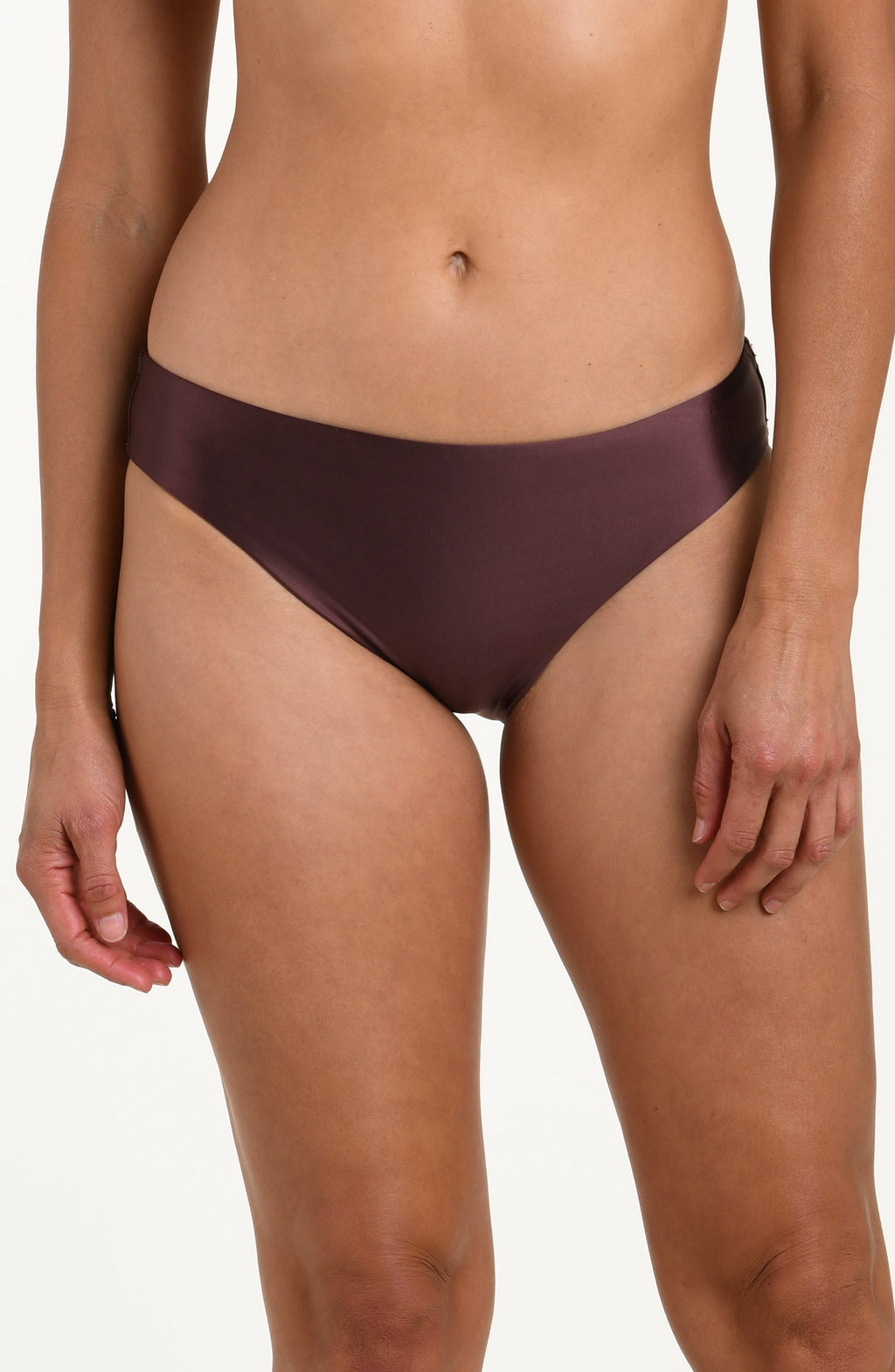 La Blanca Earth Goddess Hipster Bikini Bottom - Truffle
