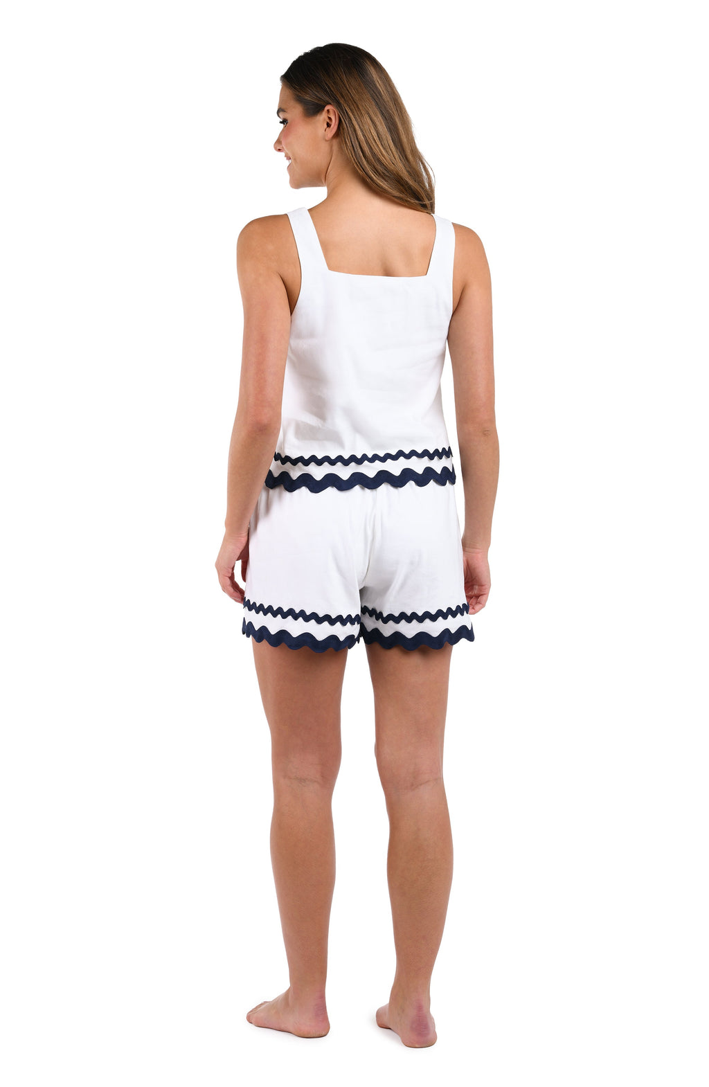 La Blanca Poolside Chic Sleeveless Top - White