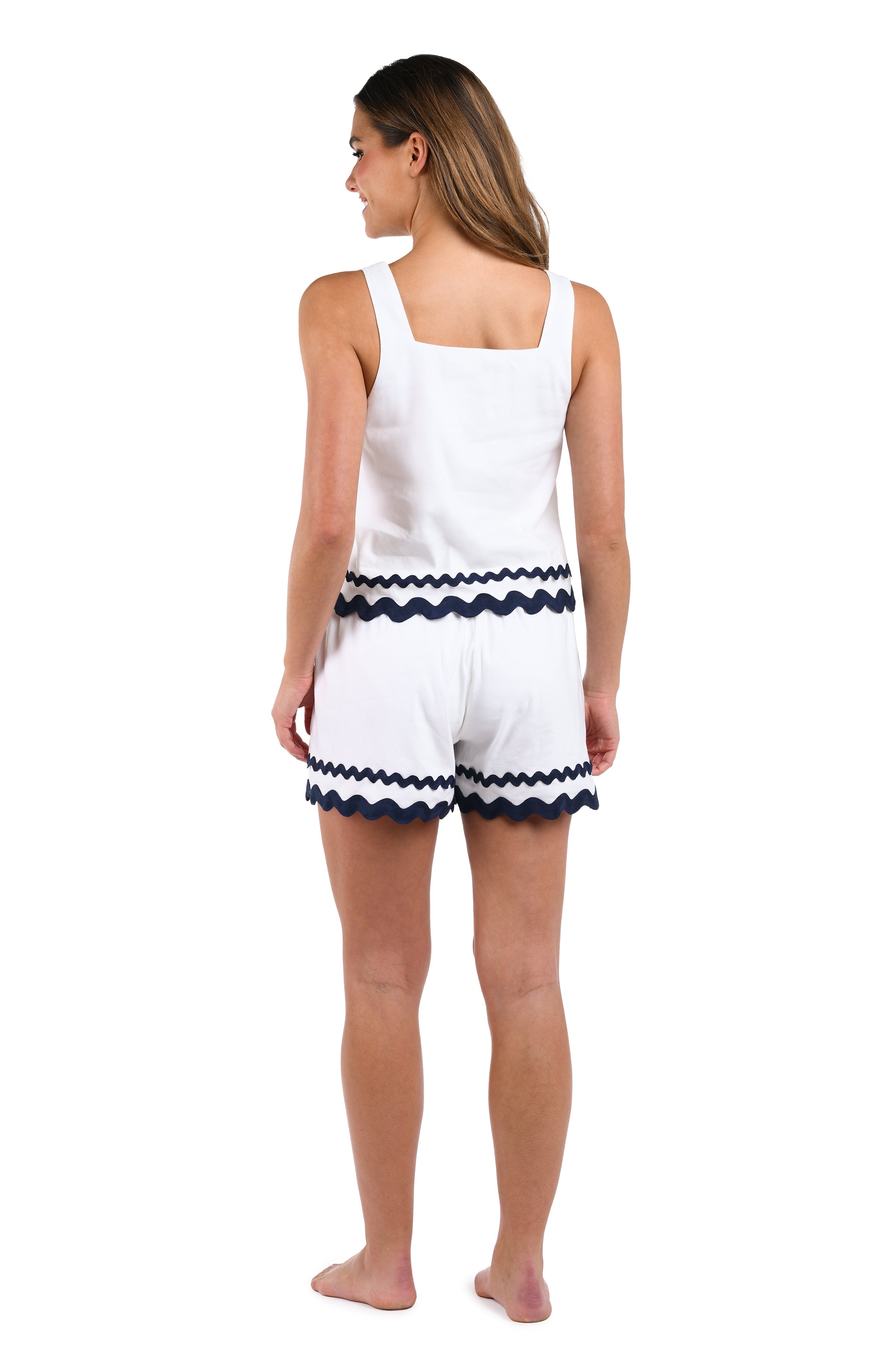 La Blanca Poolside Chic Sleeveless Top - White