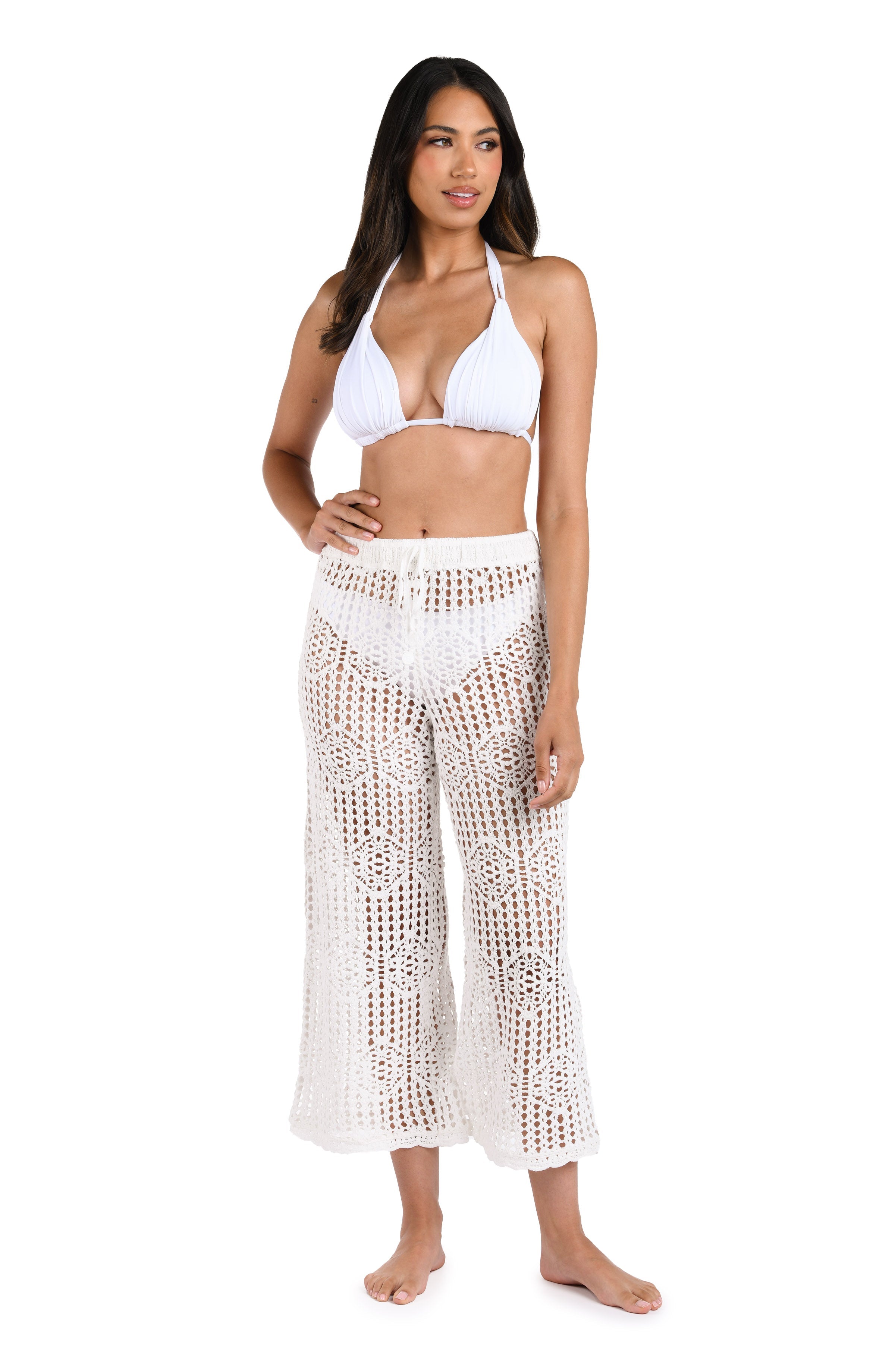 La Blanca Waverly Covers Pants - Ivory