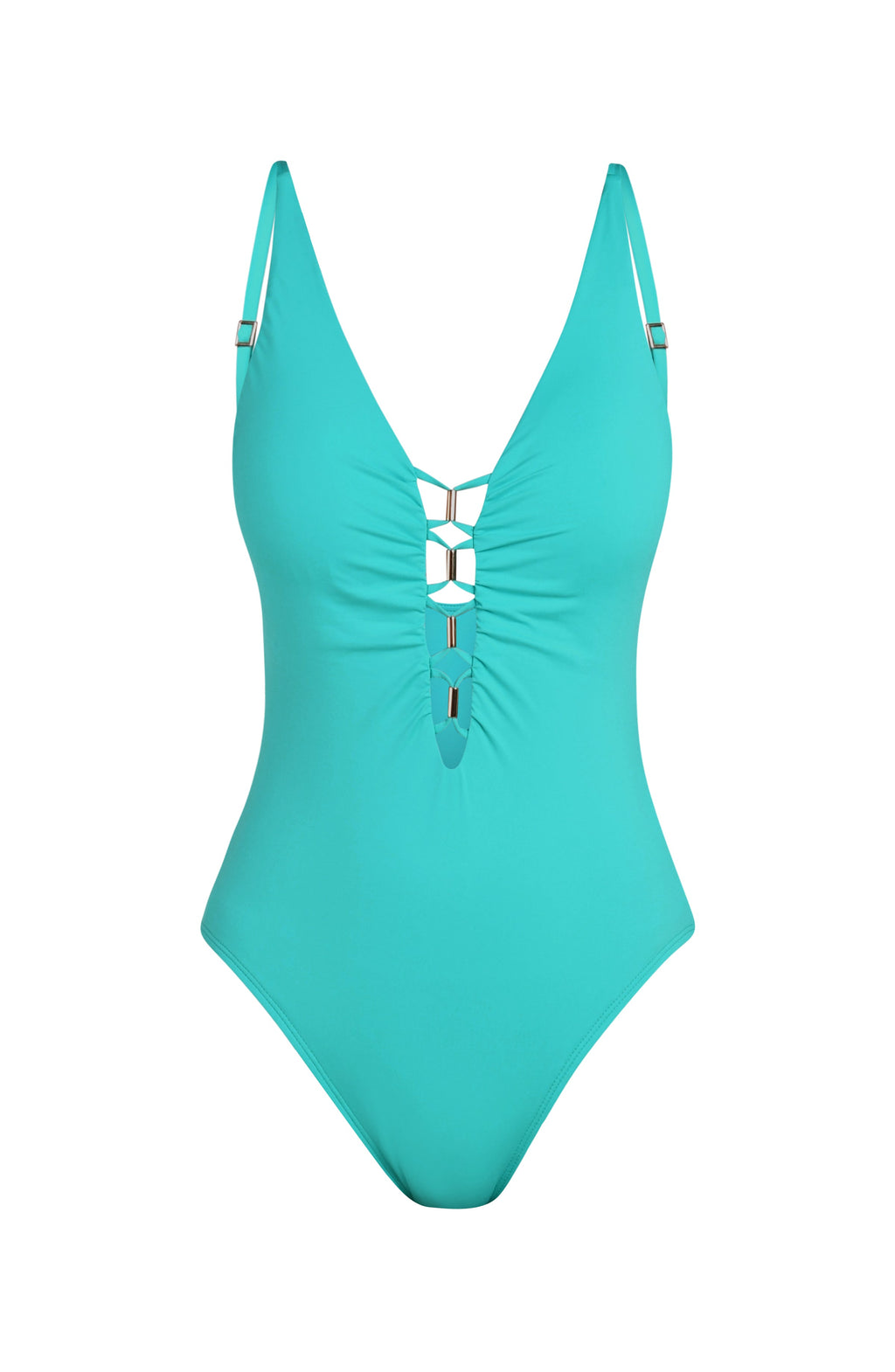 La Blanca Island Goddess Plunge One Piece - Calypso