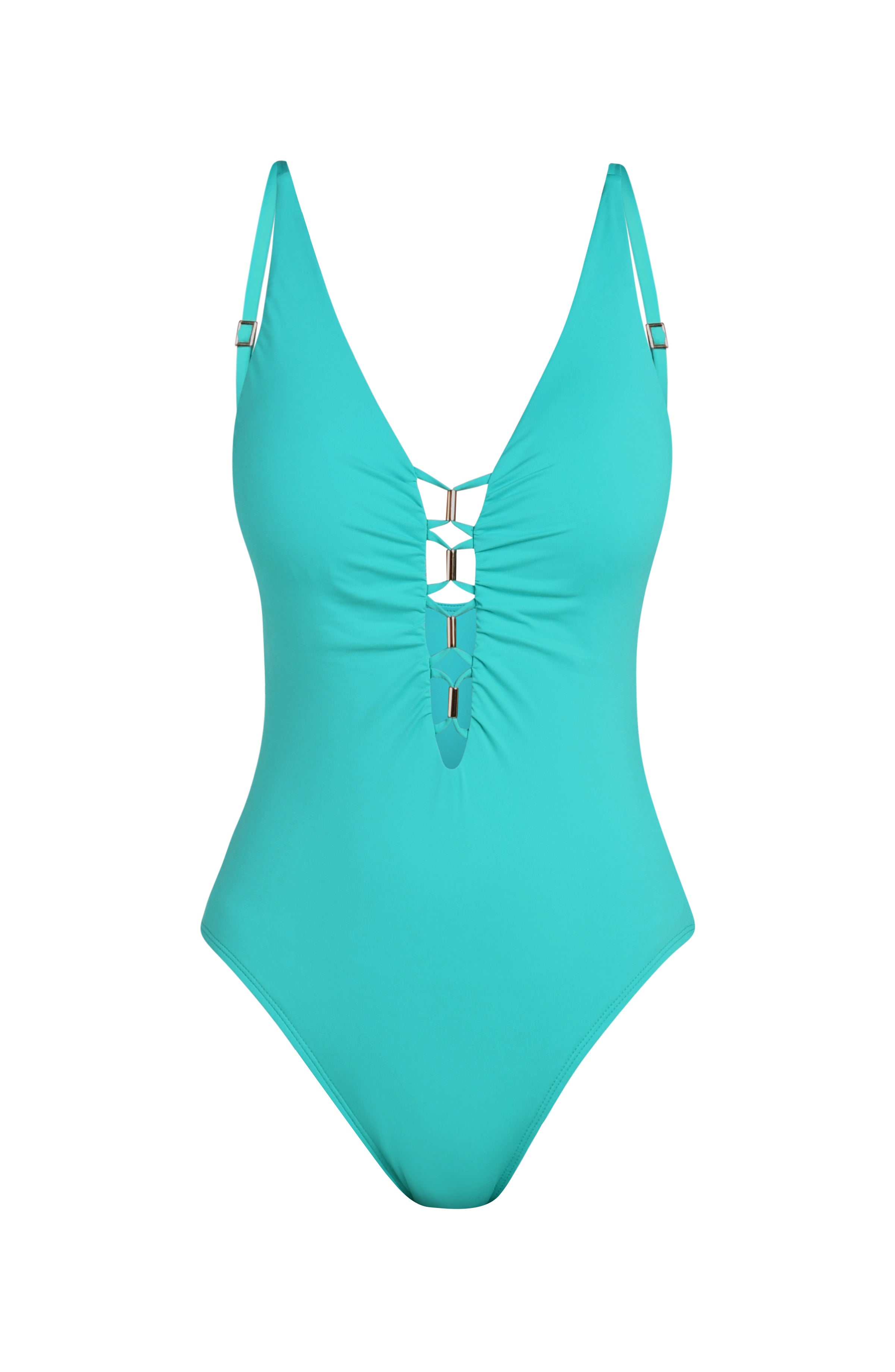 La Blanca Island Goddess Plunge One Piece - Calypso