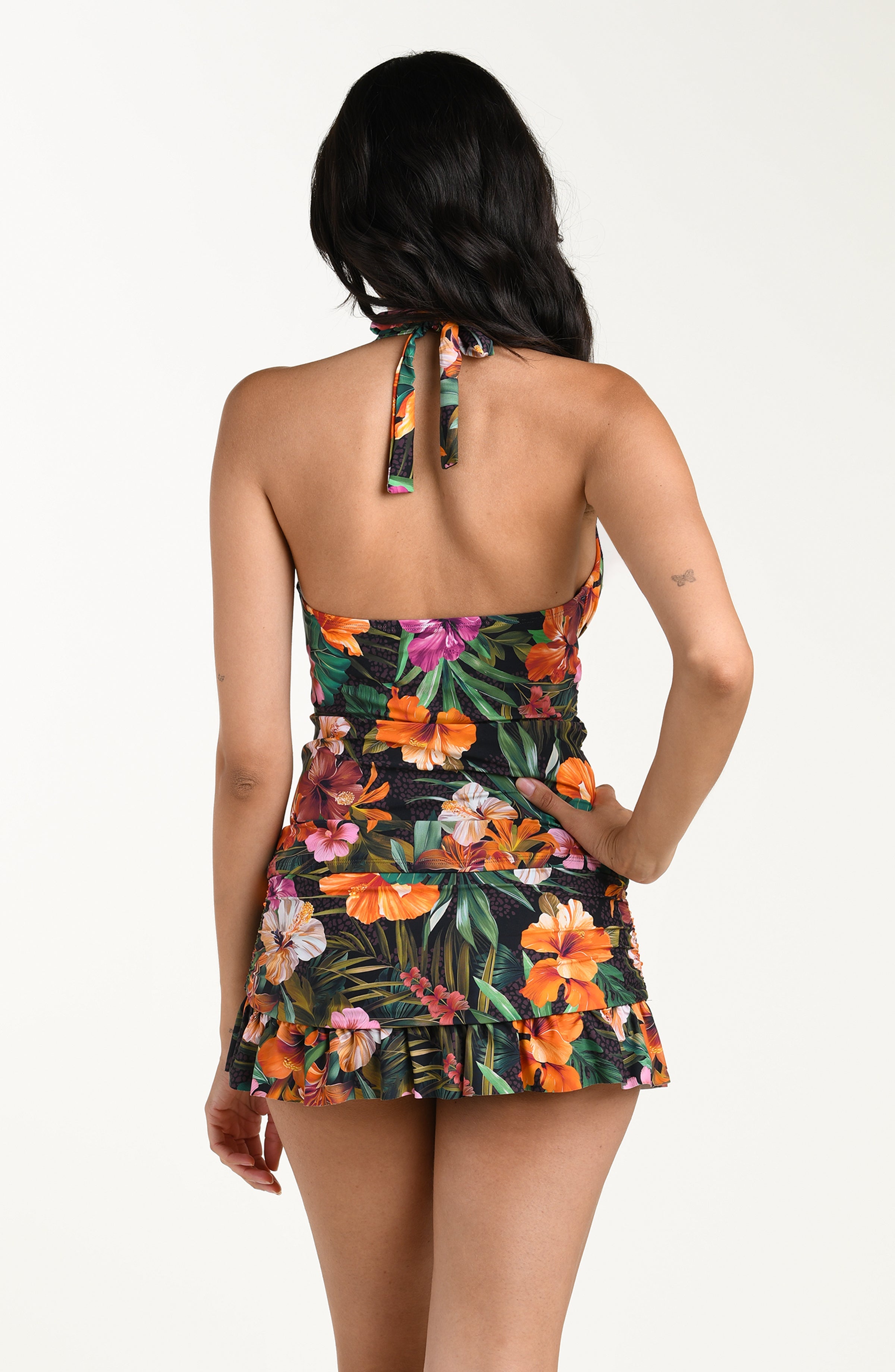 La Blanca Tropical Hideaway Halter Tankini