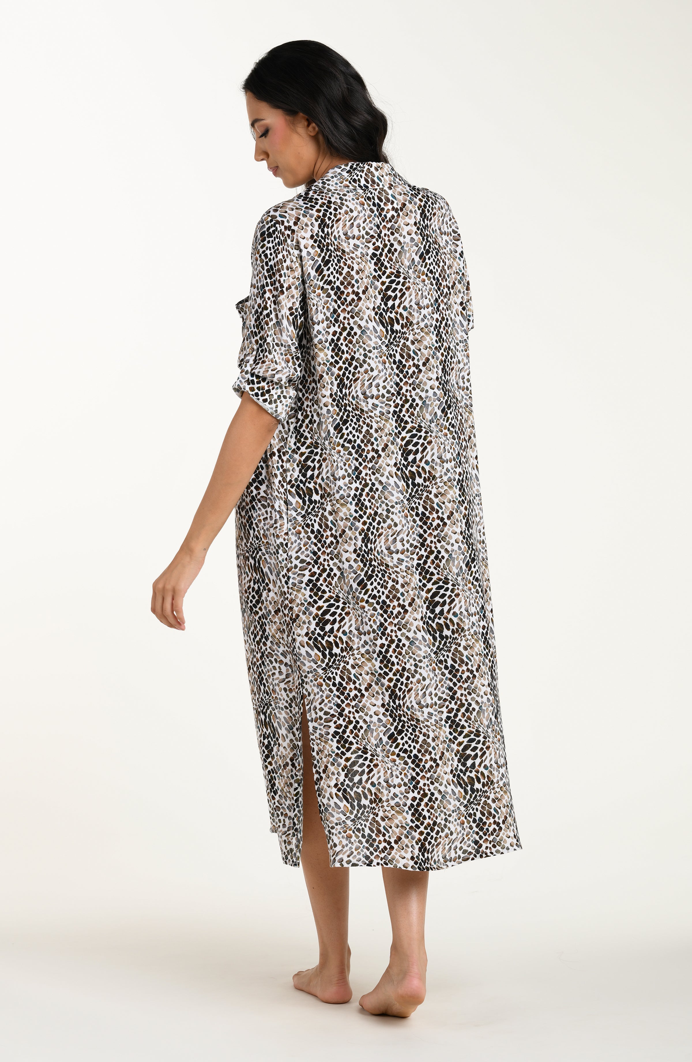 La Blanca Wild Whispers Button Up Shirt Dress
