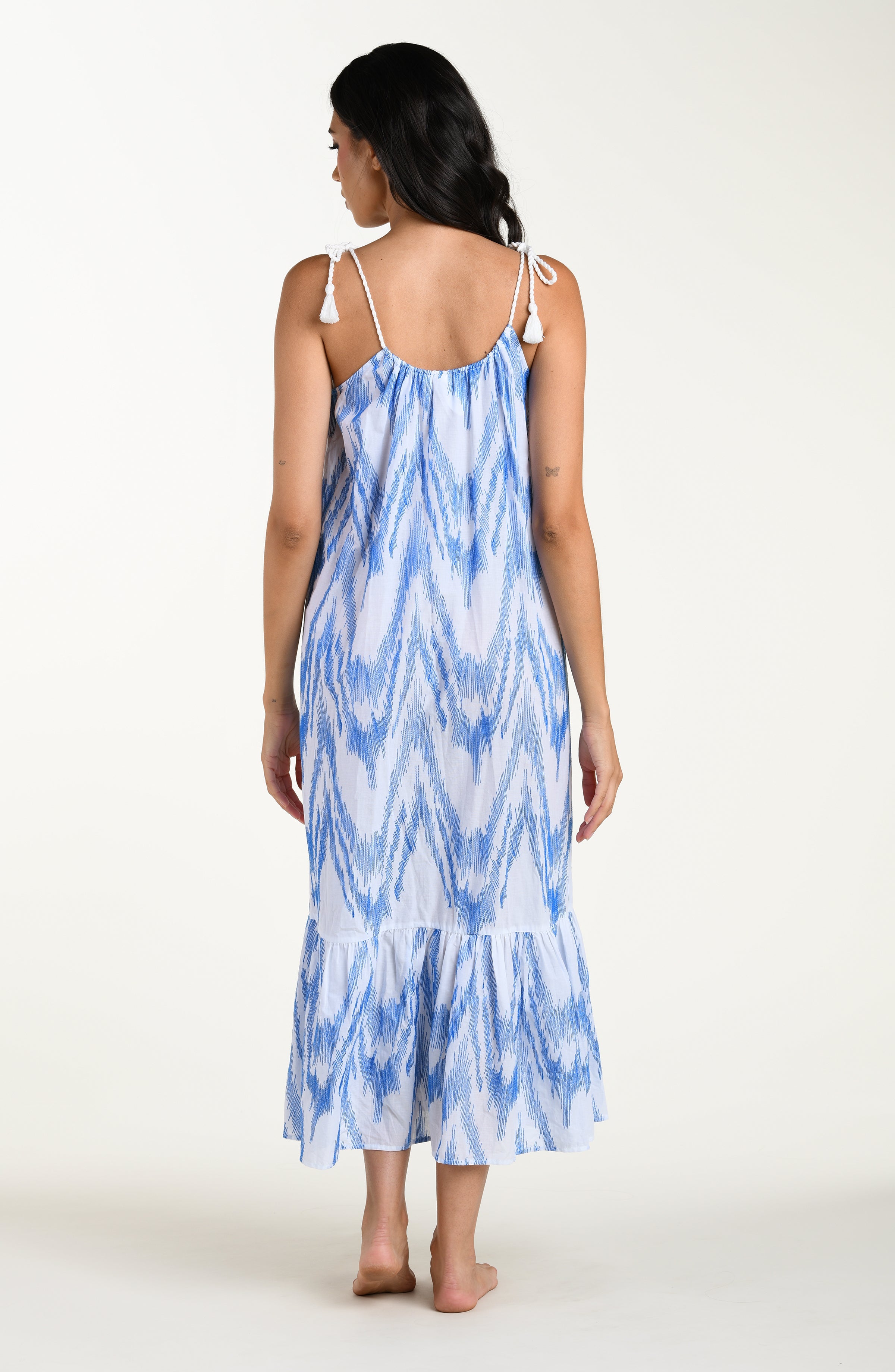 La Blanca Tidal Wave Maxi Dress - Lapis