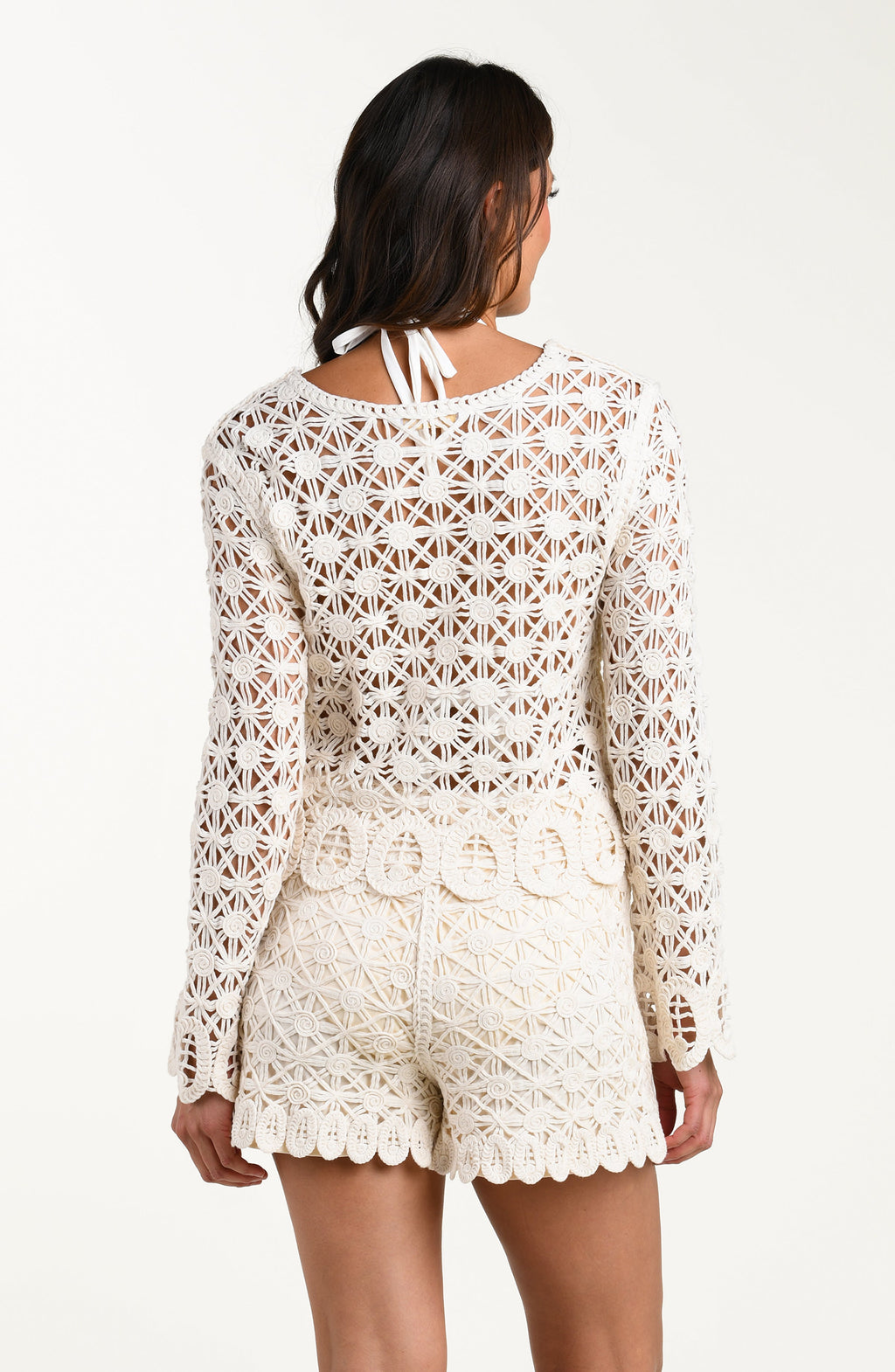 La Blanca Serenity Covers Long Sleeve Top - Ivory