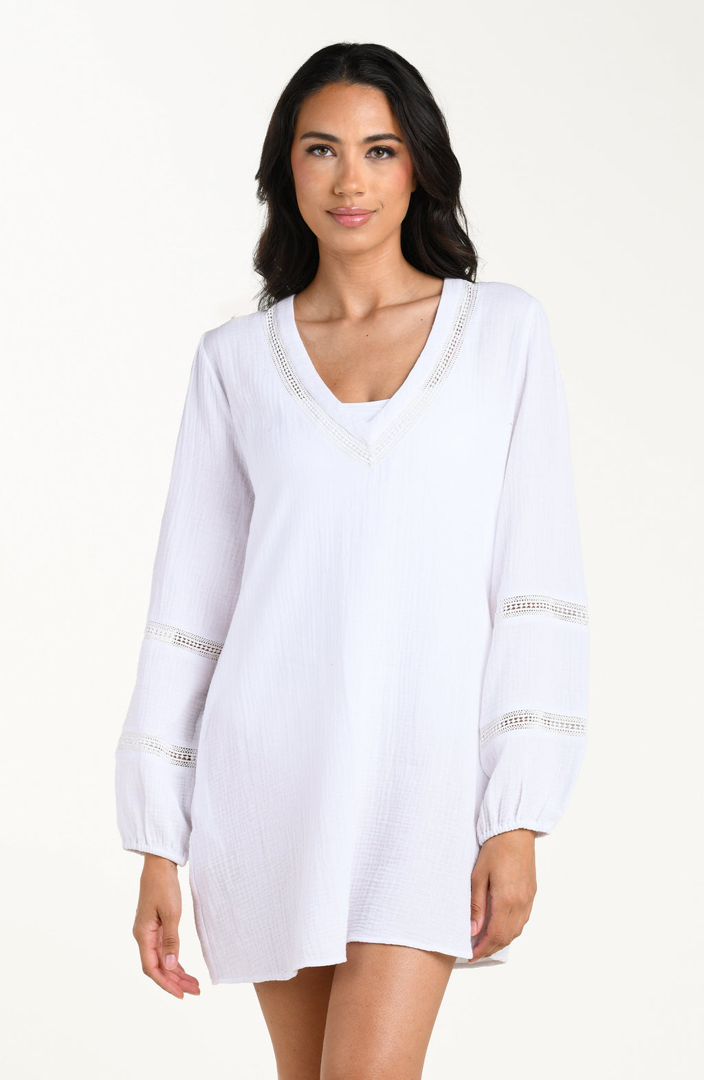 La Blanca Seaside Covers Tunic - White