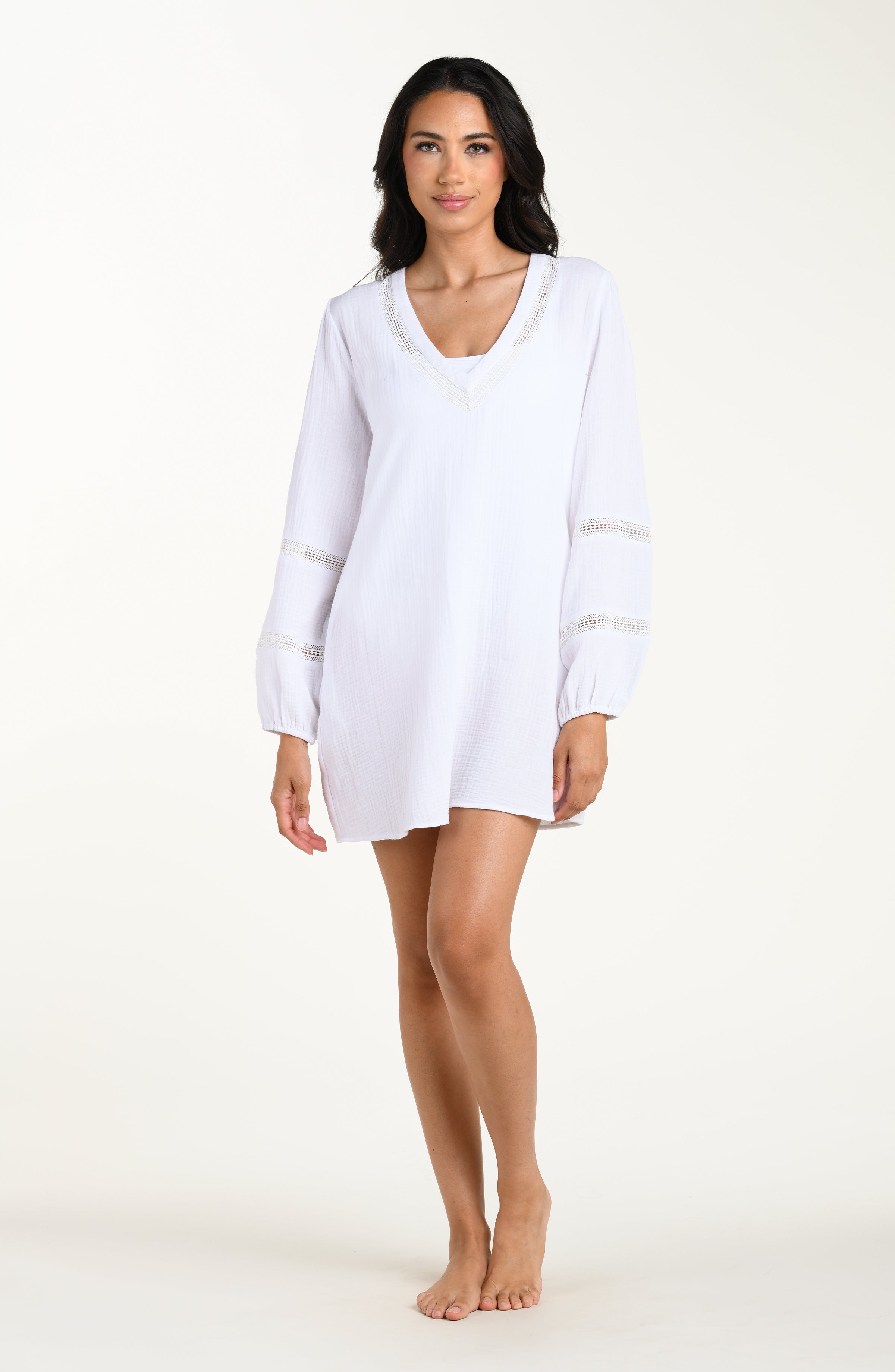 La Blanca Seaside Covers Tunic - White