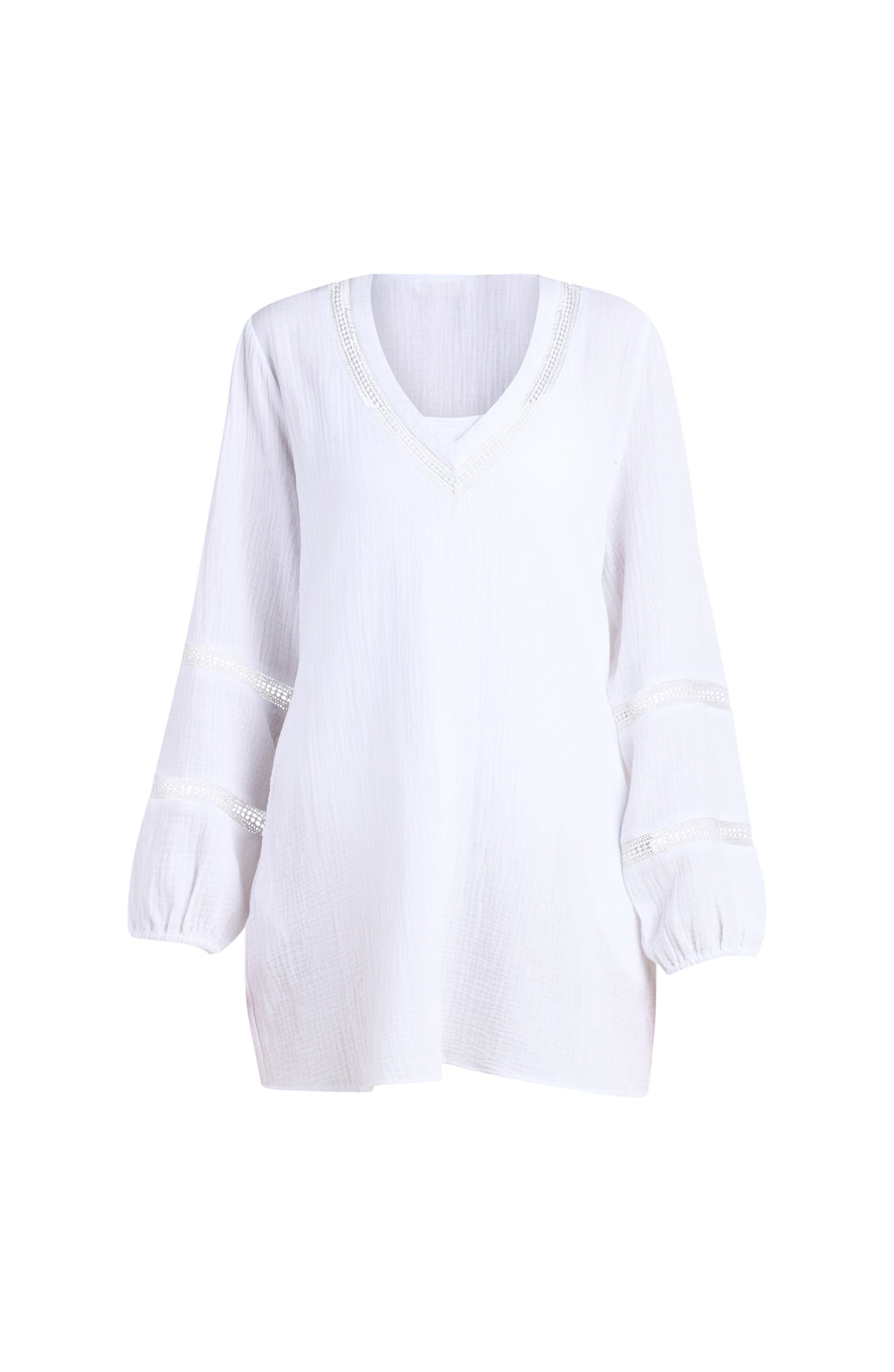 La Blanca Seaside Covers Tunic - White