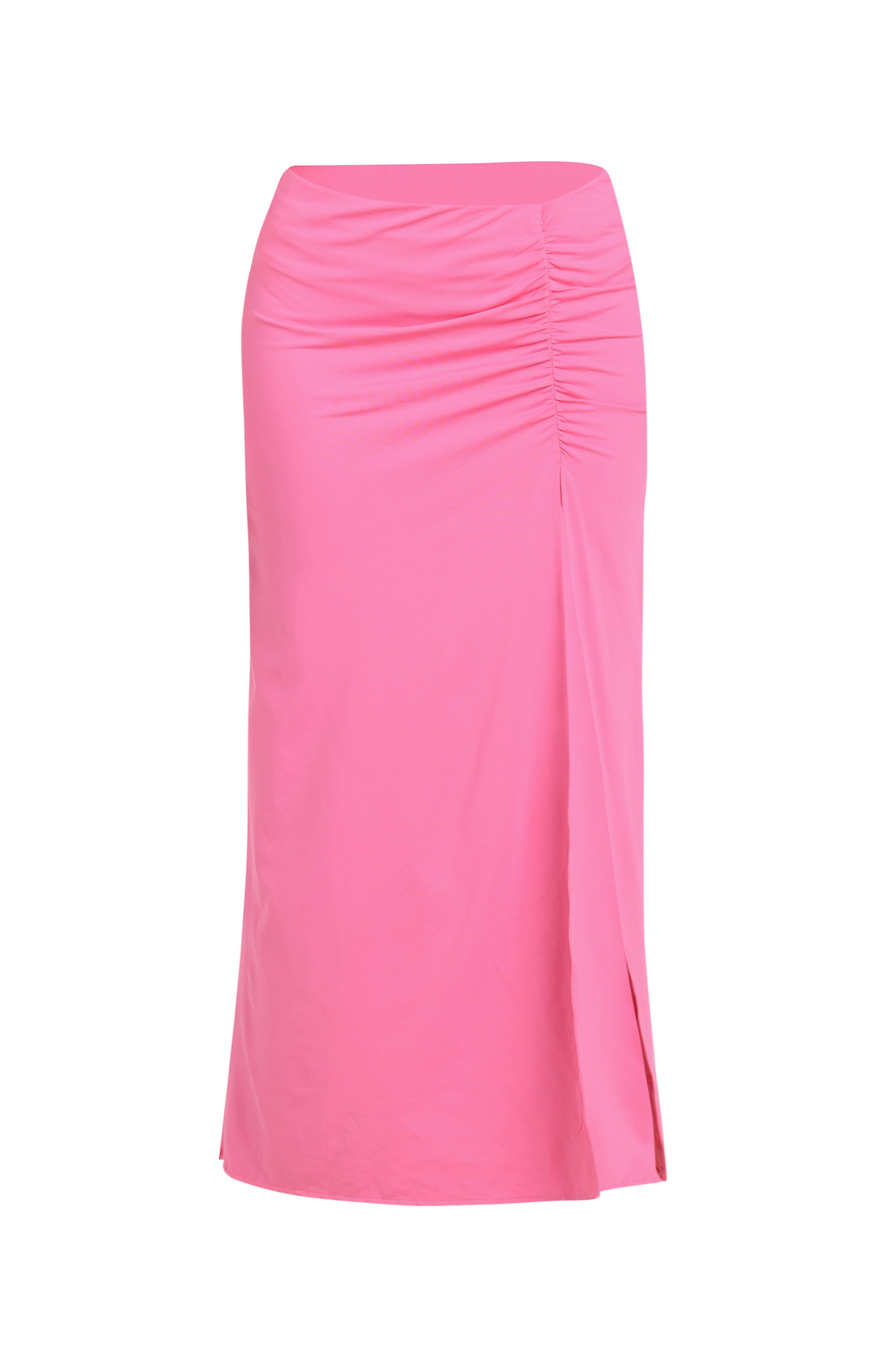 La Blanca Island Goddess Maxi Slit Skirt - Rose Pink