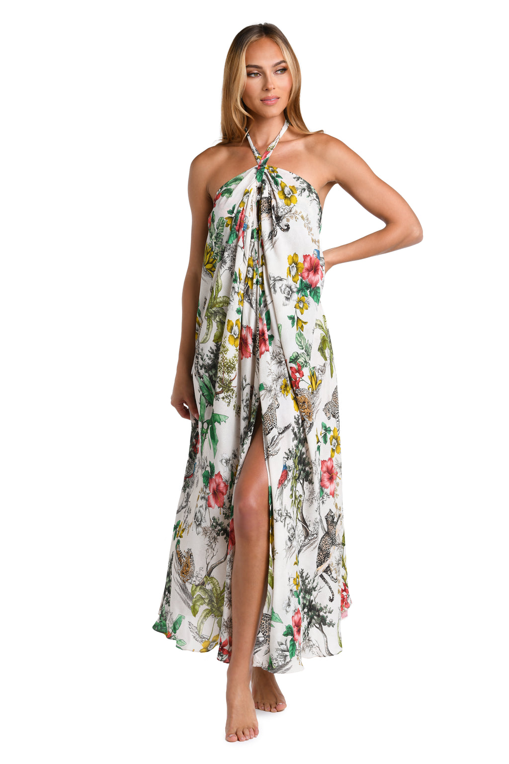 L'agence Soft Jungle Dress  - Multi