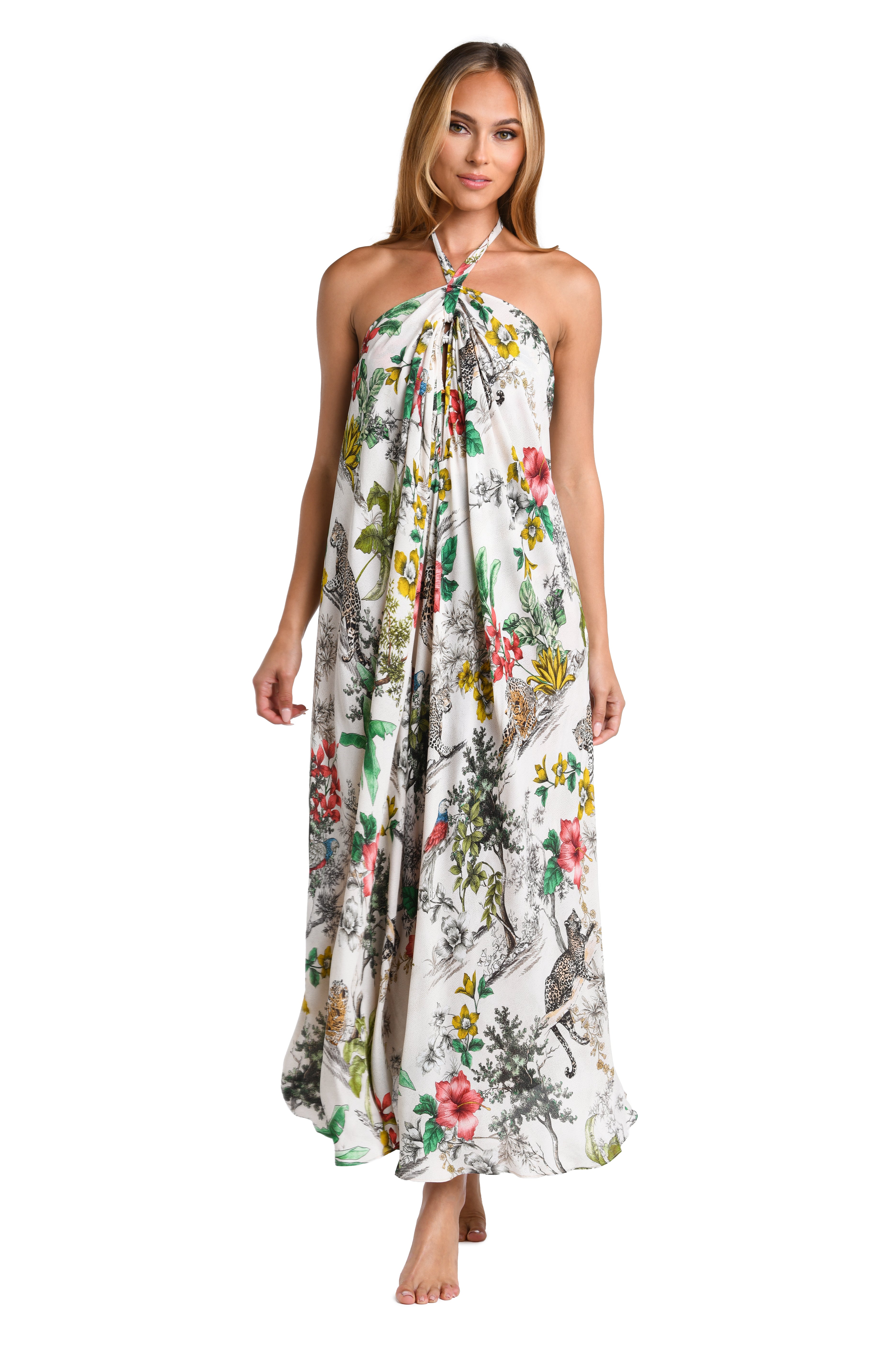L'agence Soft Jungle Dress  - Multi