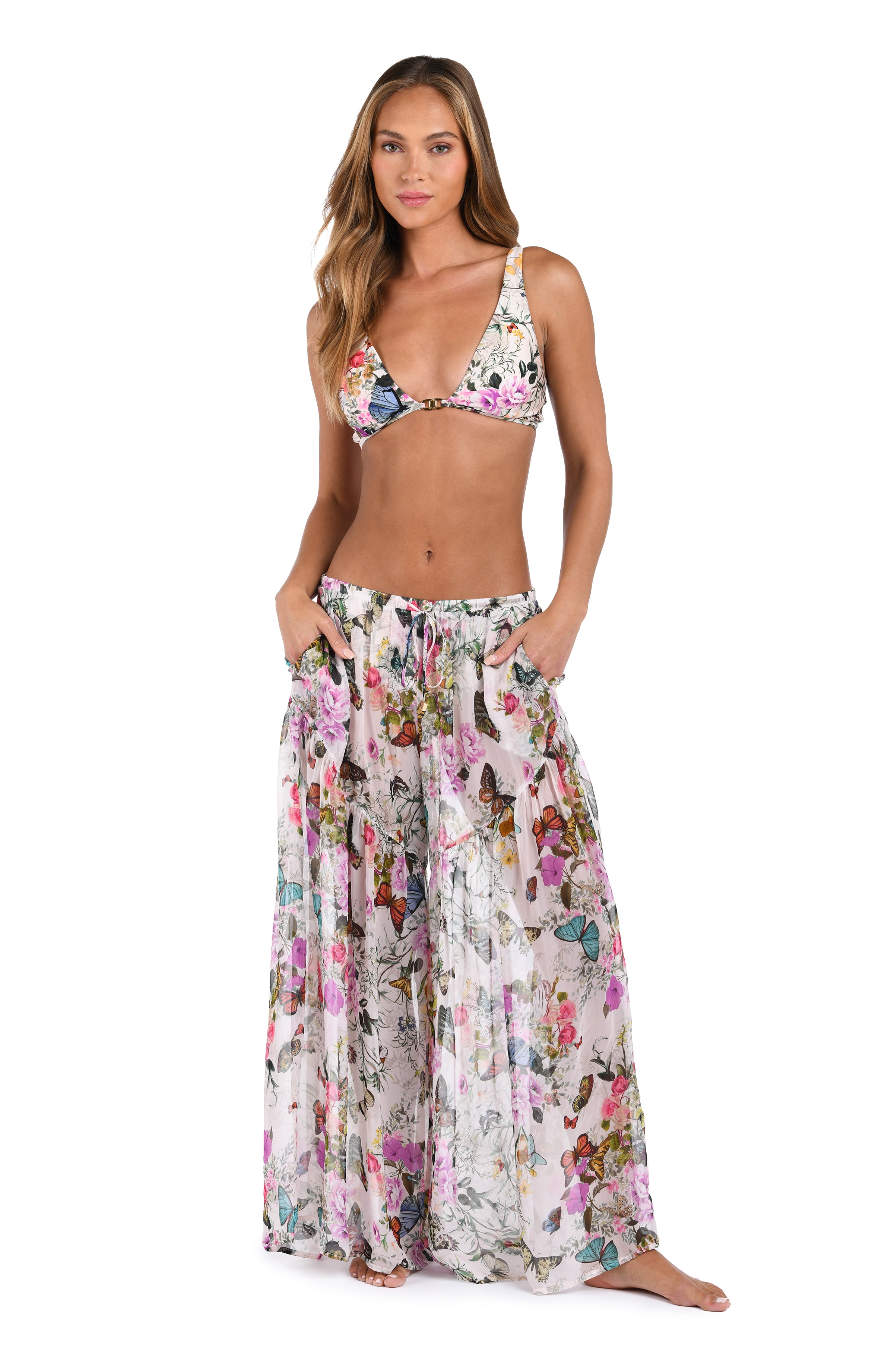 L'agence Butterfly Pants - Ivory