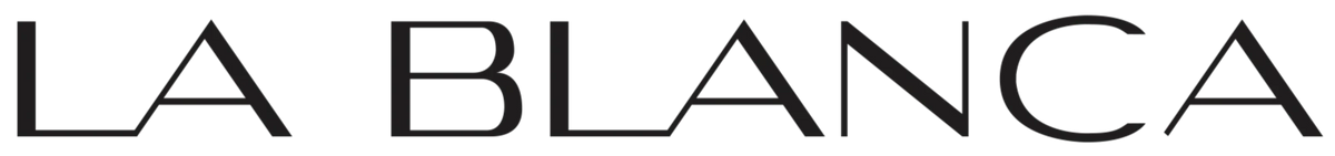 La Blanca logo in black text on a white background