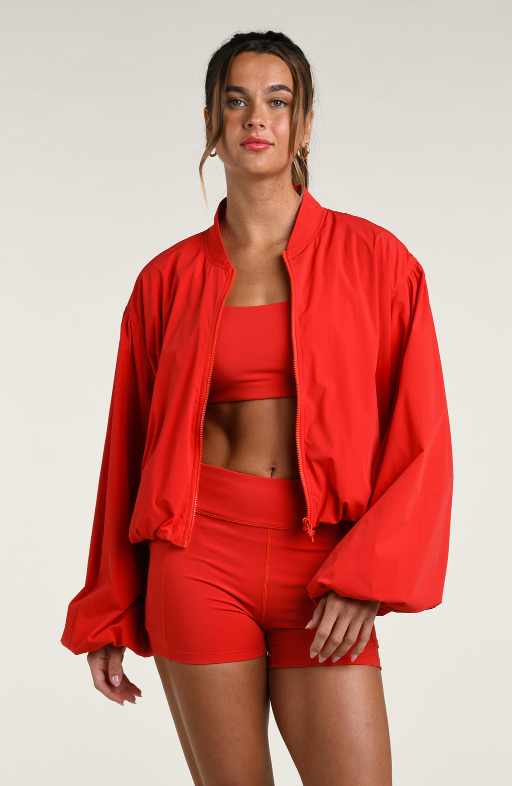 Court Coquette Solid Biker Shorts - Ruby – House of Swim