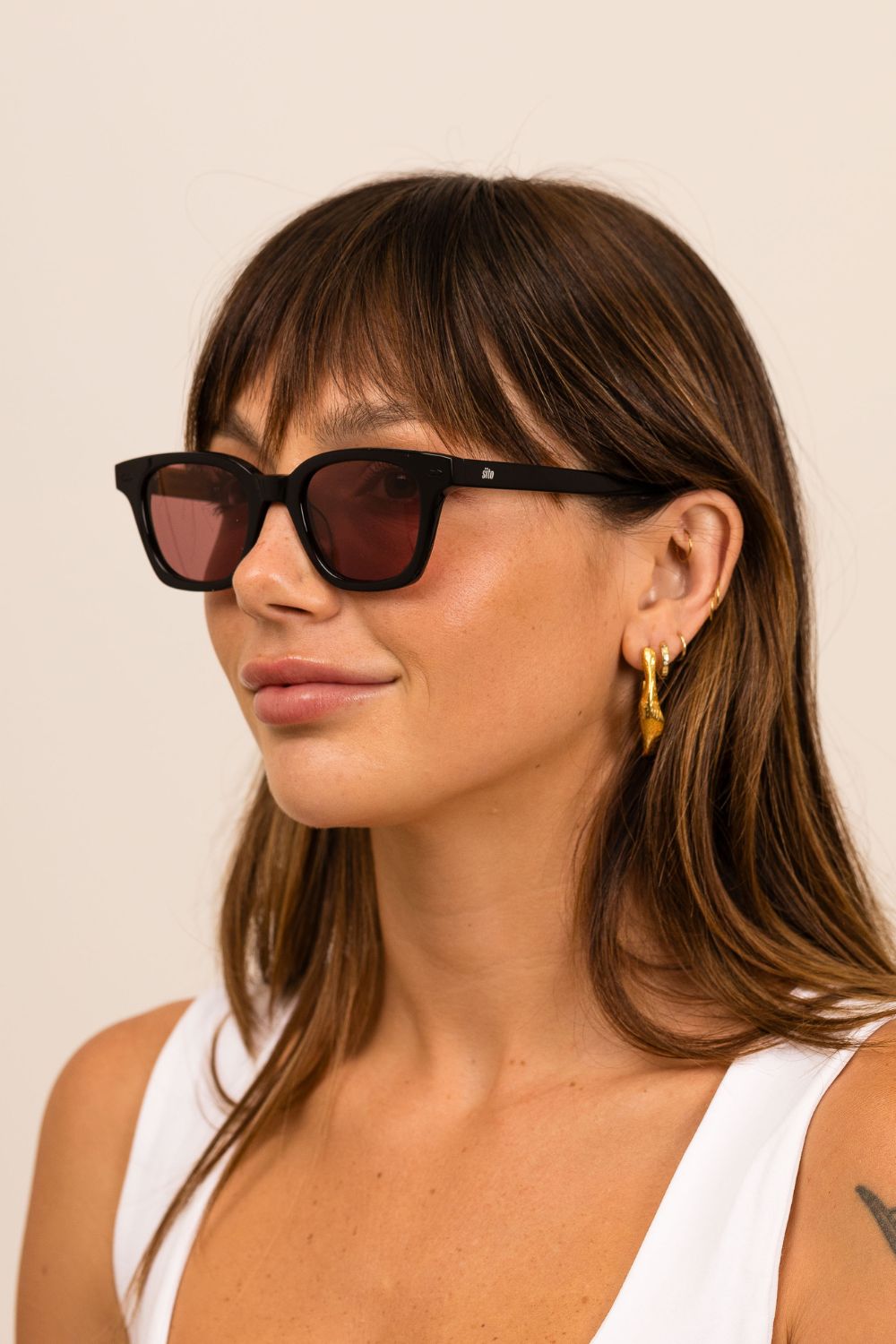 Sito Shades Ryker - Black - Rosewood