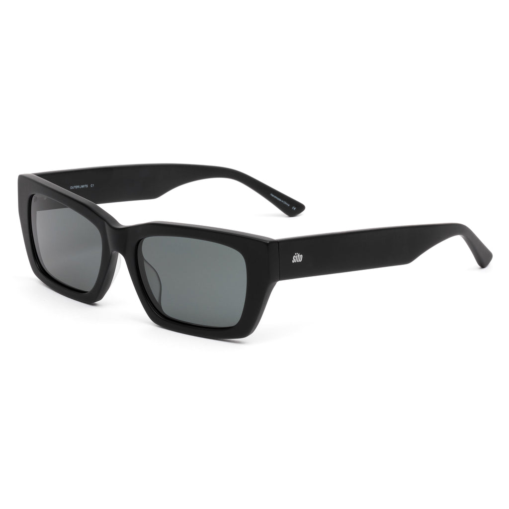 Sito Shades Outer Limits - Matte Black - Iron Grey Polar