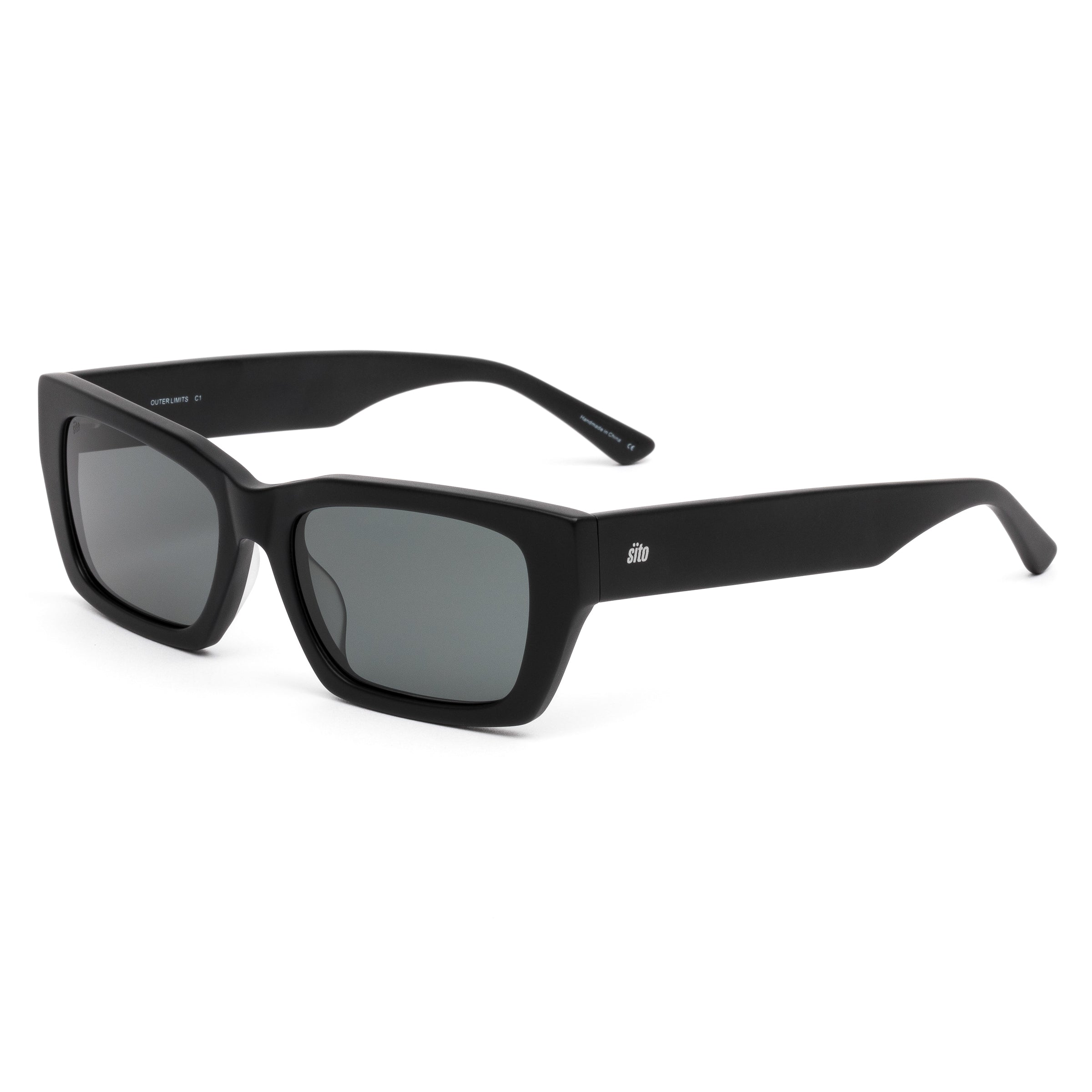 Sito Shades Outer Limits - Matte Black - Iron Grey Polar