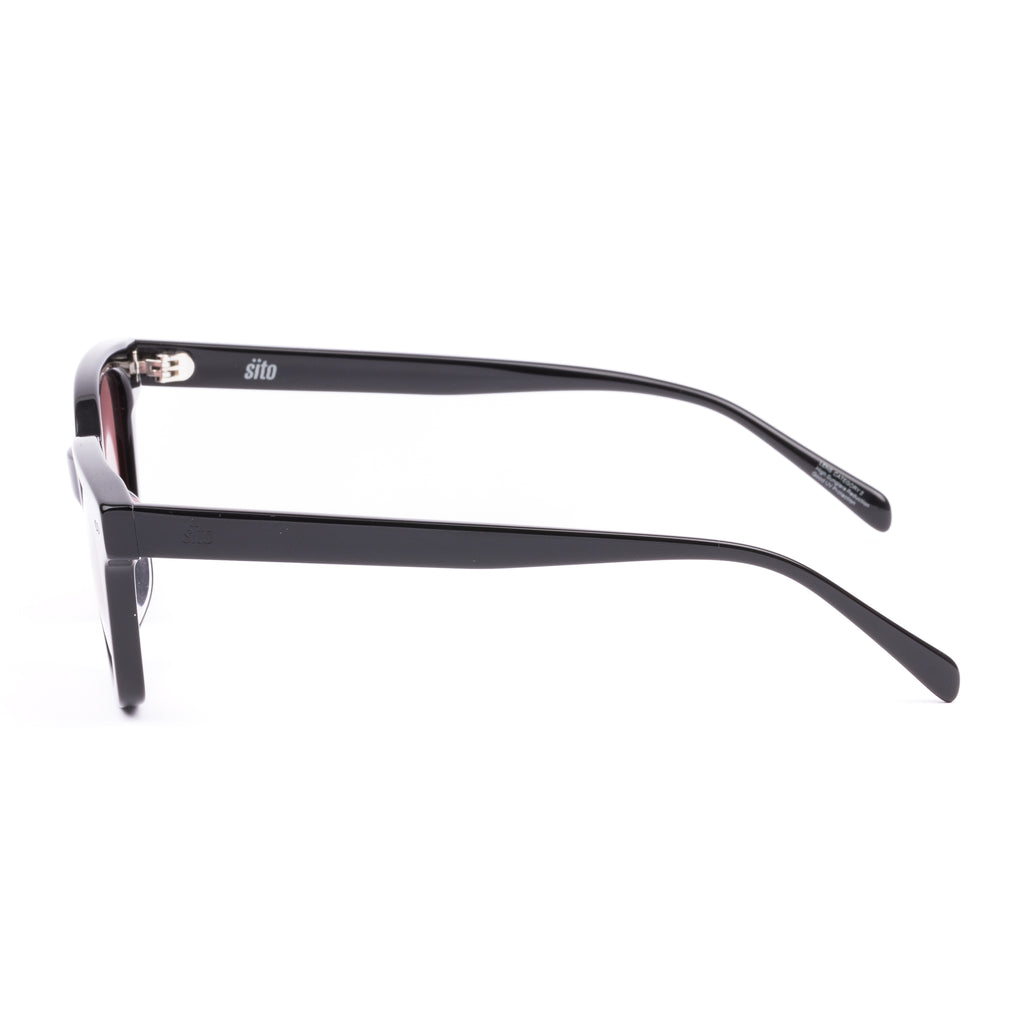 Sito Shades Ryker - Black - Rosewood