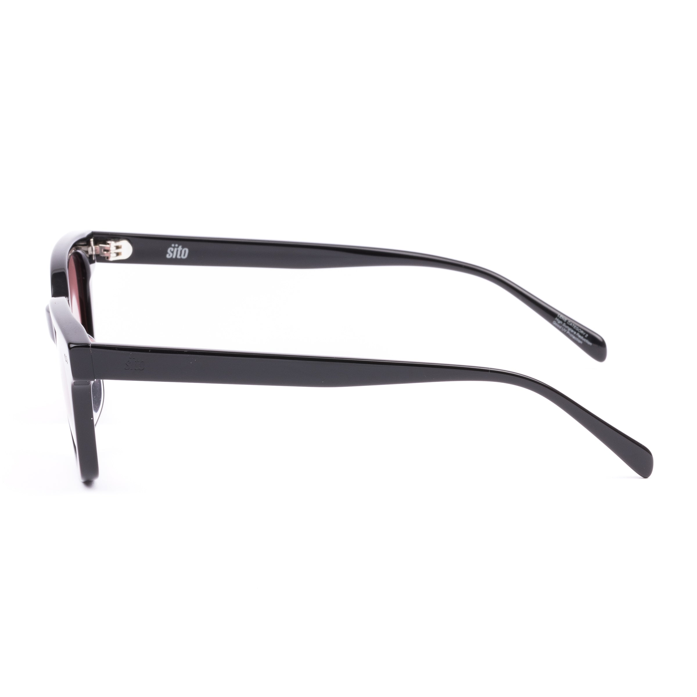 Sito Shades Ryker - Black - Rosewood