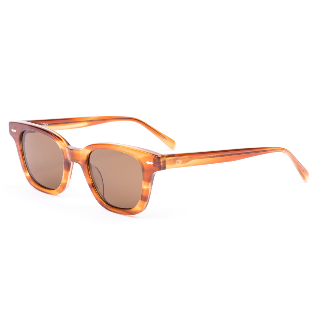 Sito Shades Ryker - Tangelo - Brown Polar