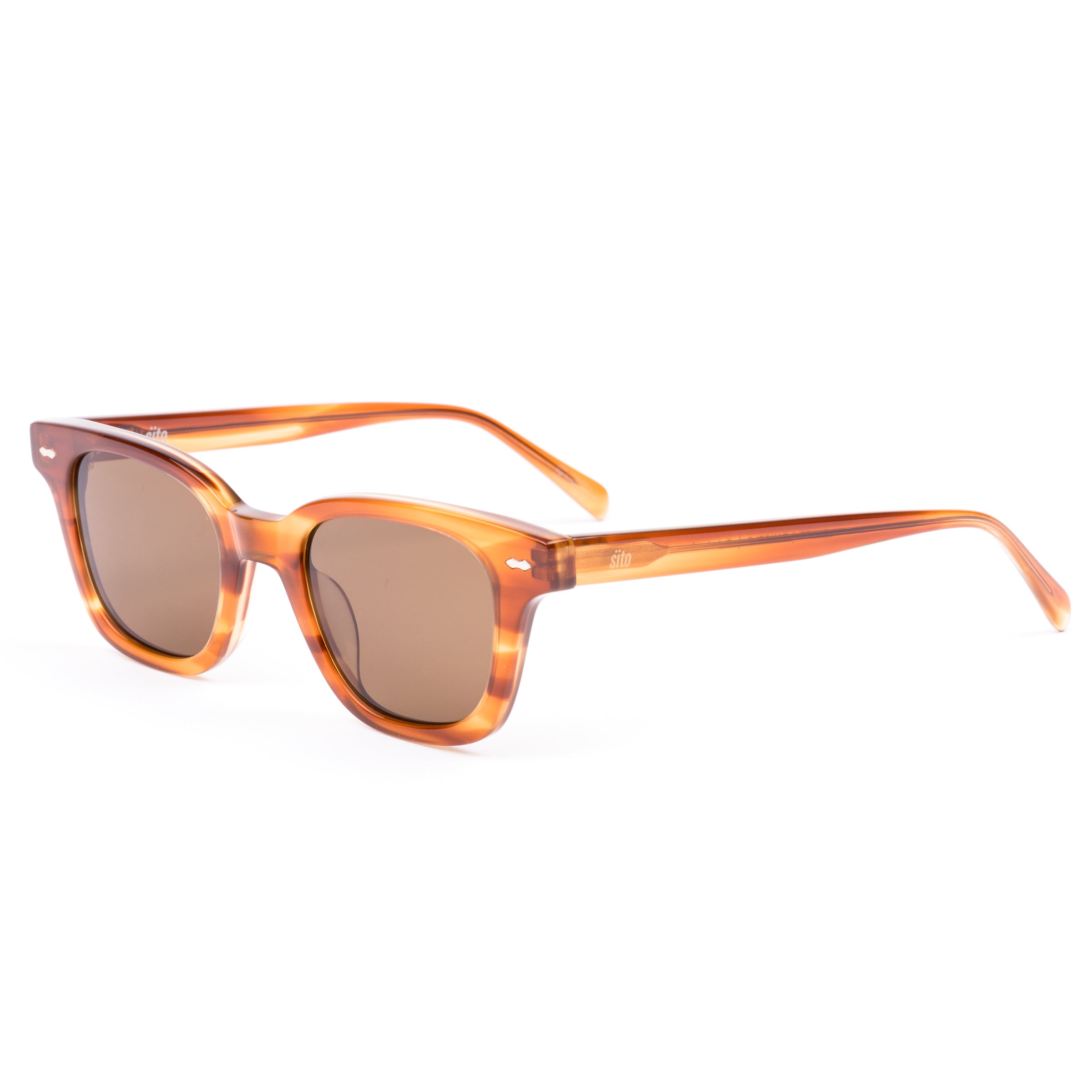 Sito Shades Ryker - Tangelo - Brown Polar