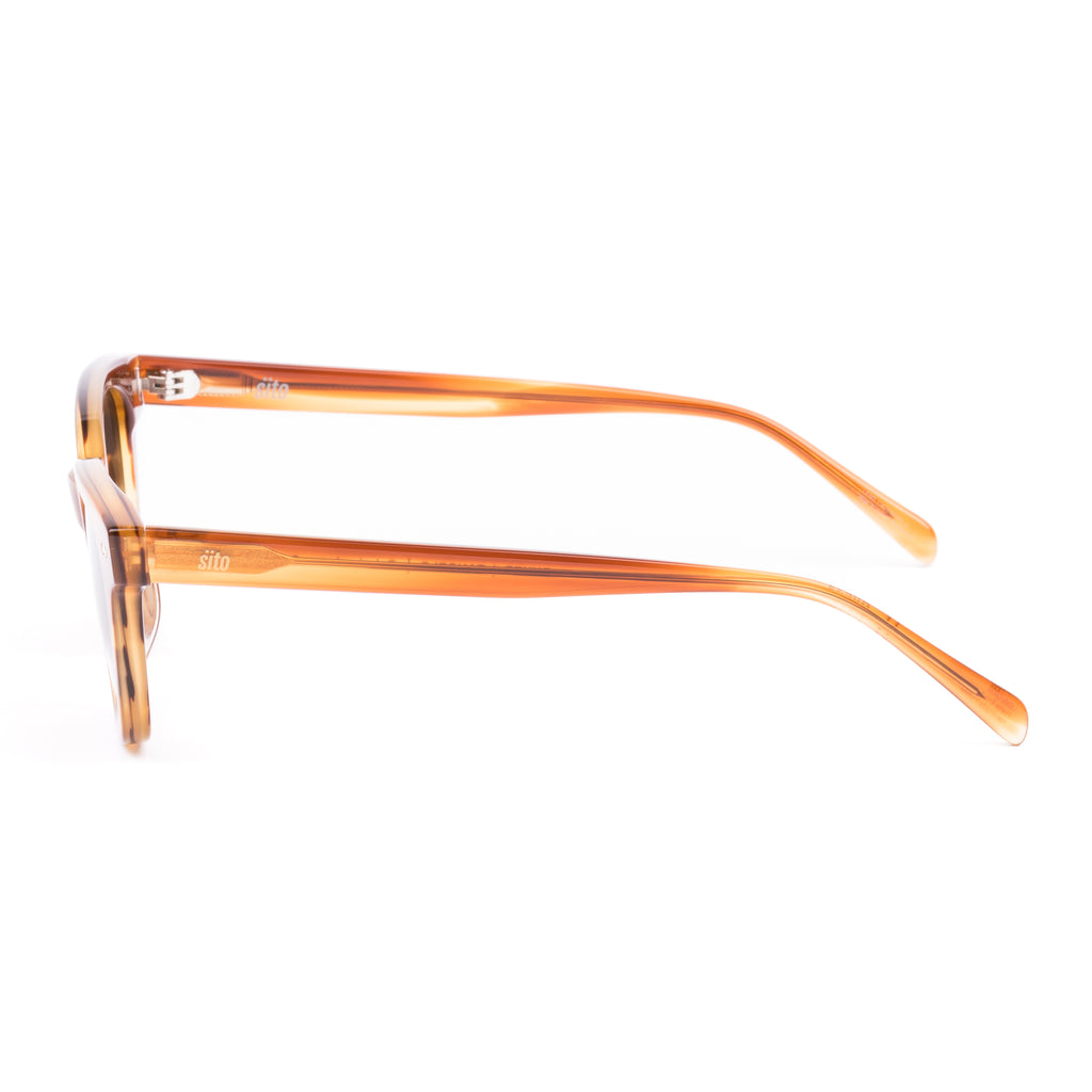 Sito Shades Ryker - Tangelo - Brown Polar