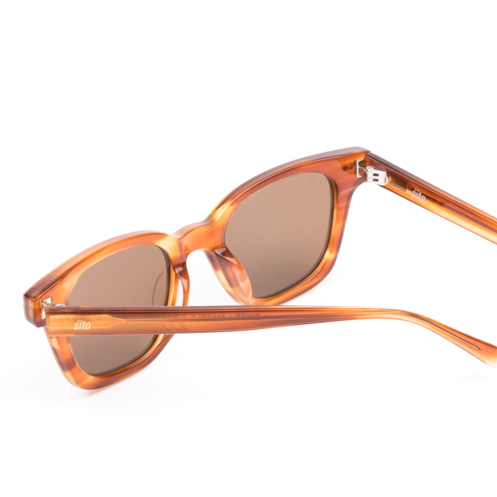 Sito Shades Ryker - Tangelo - Brown Polar