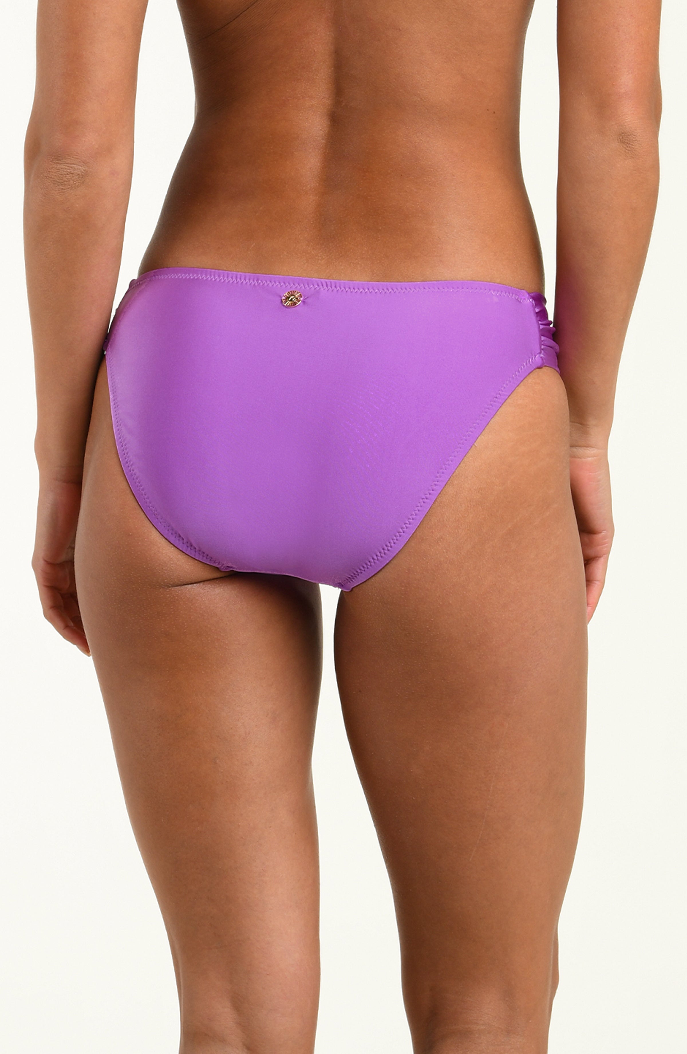 Sunshine 79 Sunshine Solids Ruched Side Bottom - Lilac
