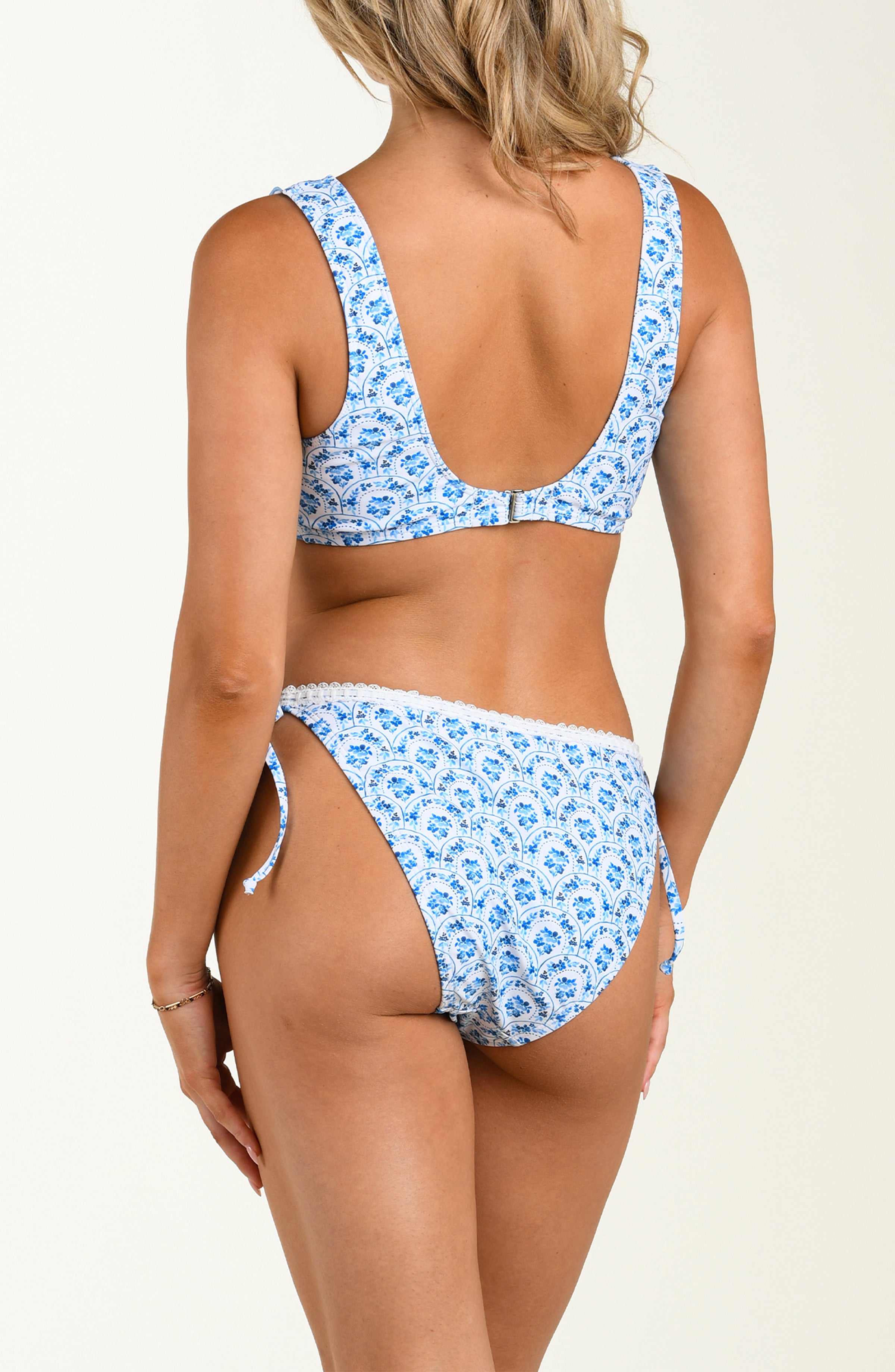 Citrus Penny Lane Bralette Bikini Top - Light Blue